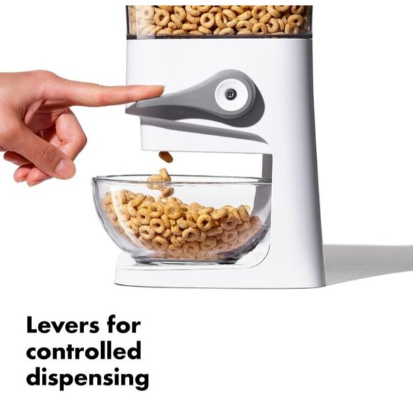 OXO Good Grips® Countertop Cereal Dispenser (Missing Tray)/ White - Picture 8 of 14